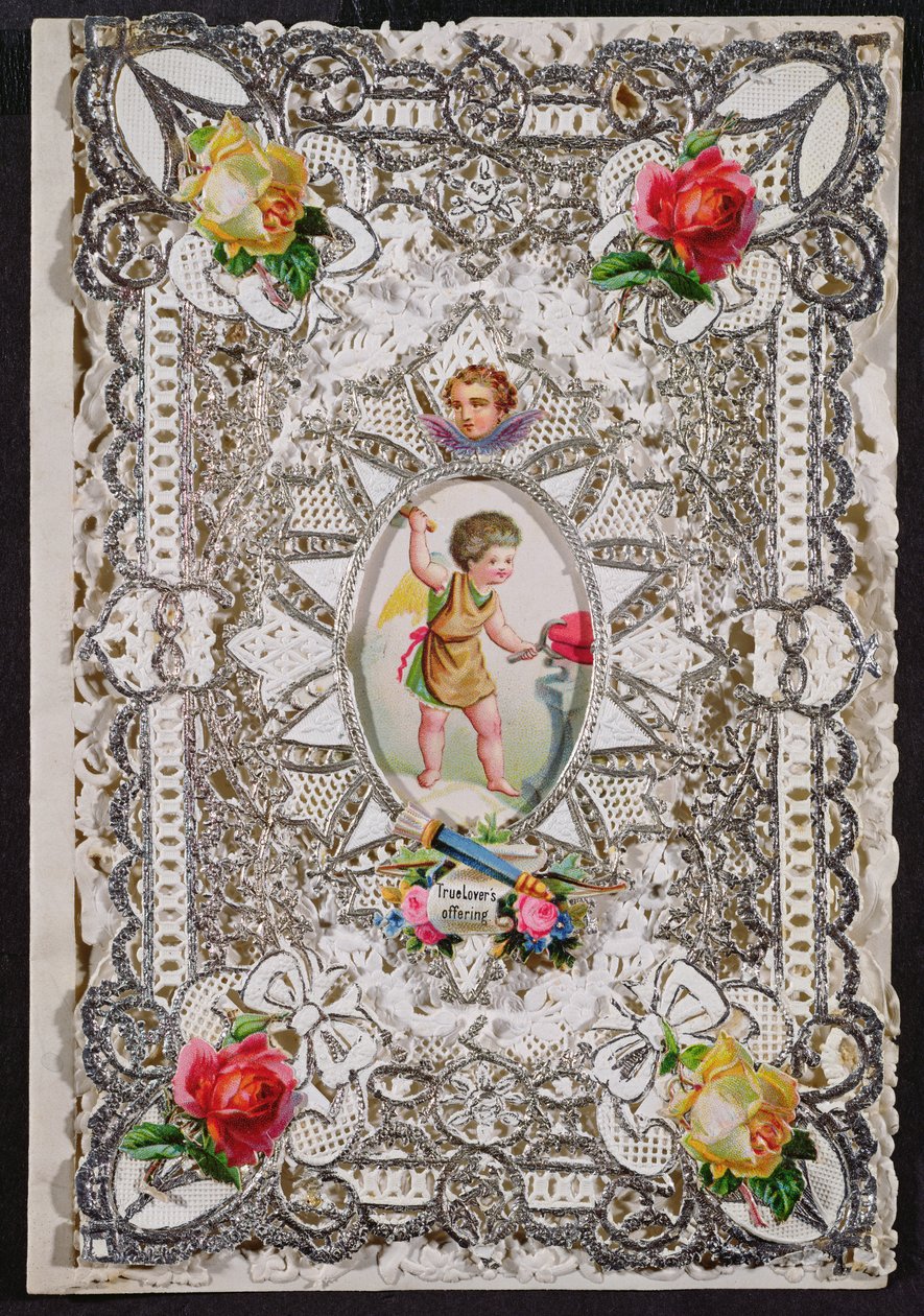 Carte de Saint-Valentin victorienne - English School