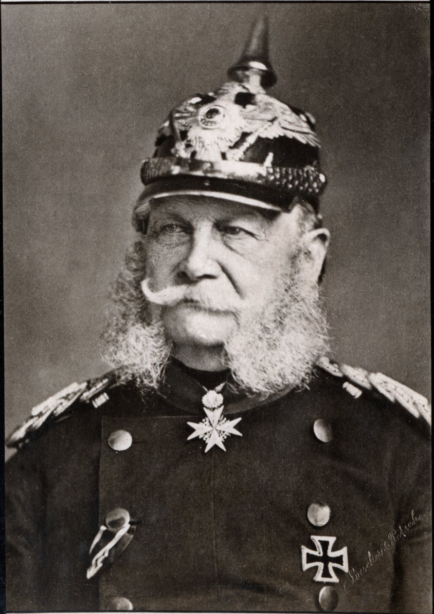 Portrait de Guillaume Ier (1797-1888), empereur allemand. - French Photographer
