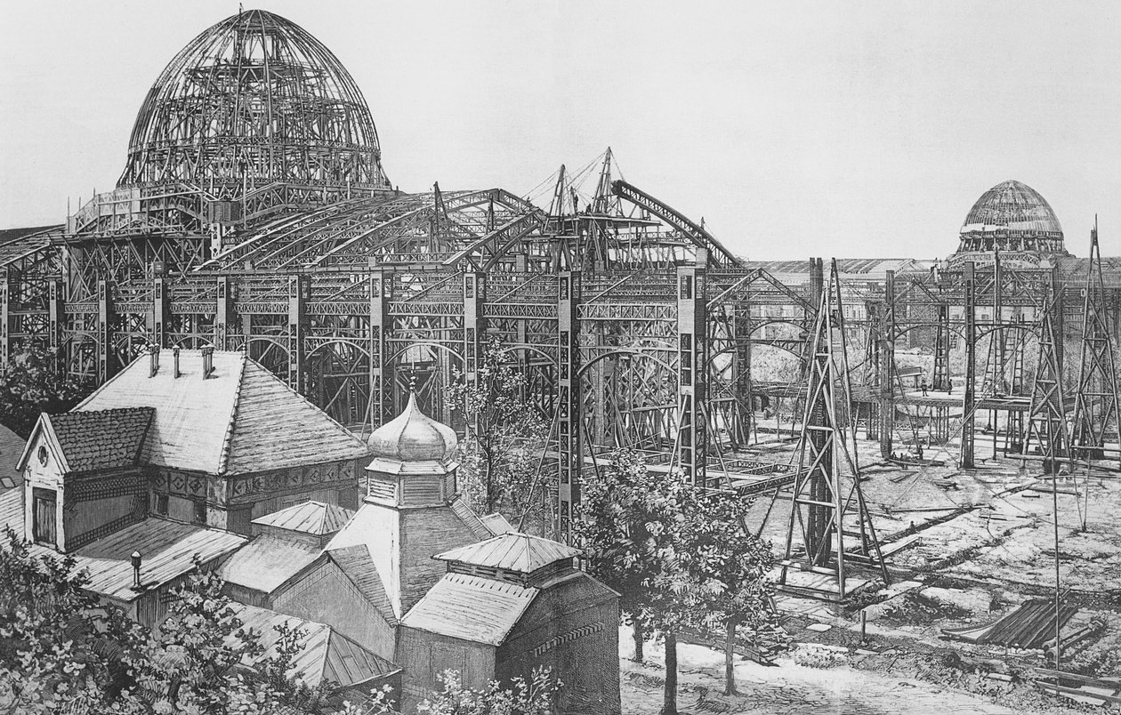 Construction du Palais des Beaux Arts et des Arts Libéraux pour l