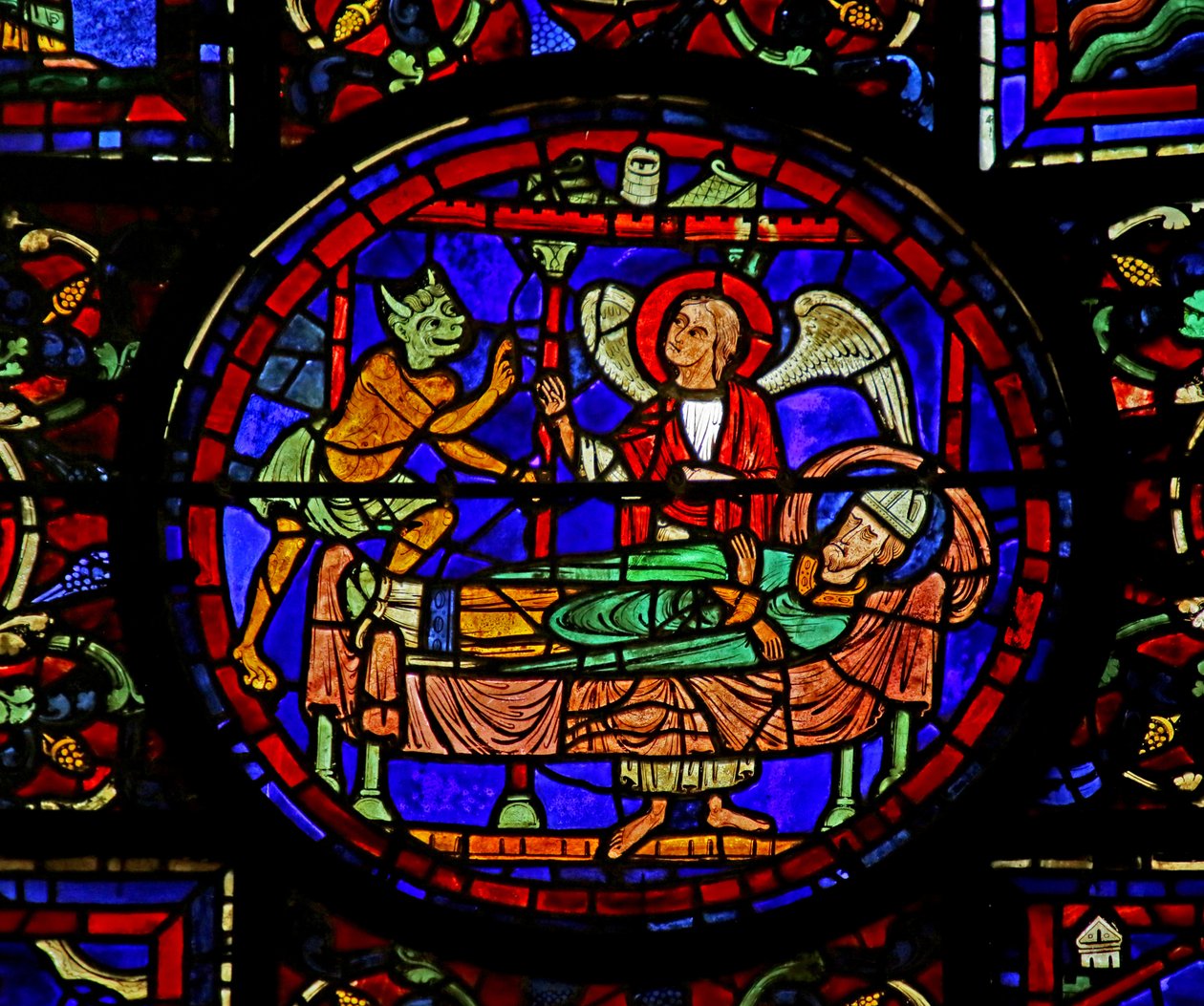 Scène de la vie de Saint Martin, cathédrale de Chartres - French School
