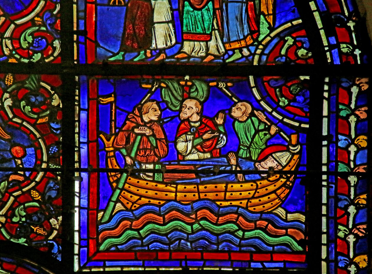 Scène de la vie de Saint Martin, cathédrale de Chartres - French School