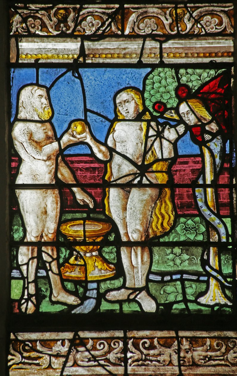 Adam, Ève, le Serpent et le Fruit Défendu - French School