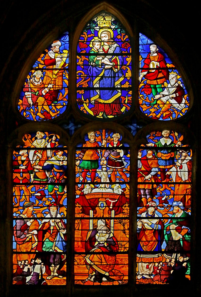 Vitrail représentant l