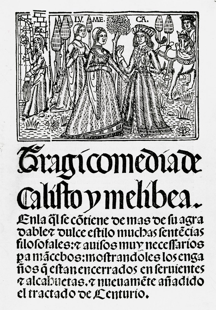 Tragicomedia de Calisto y Melibea, 1502 - Spanish School