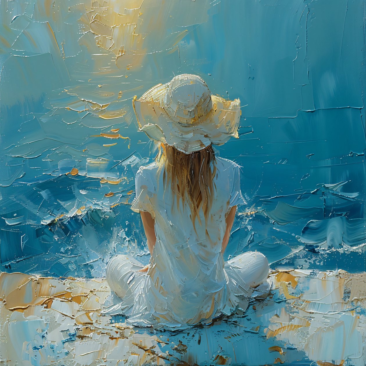 Peinture abstraite d