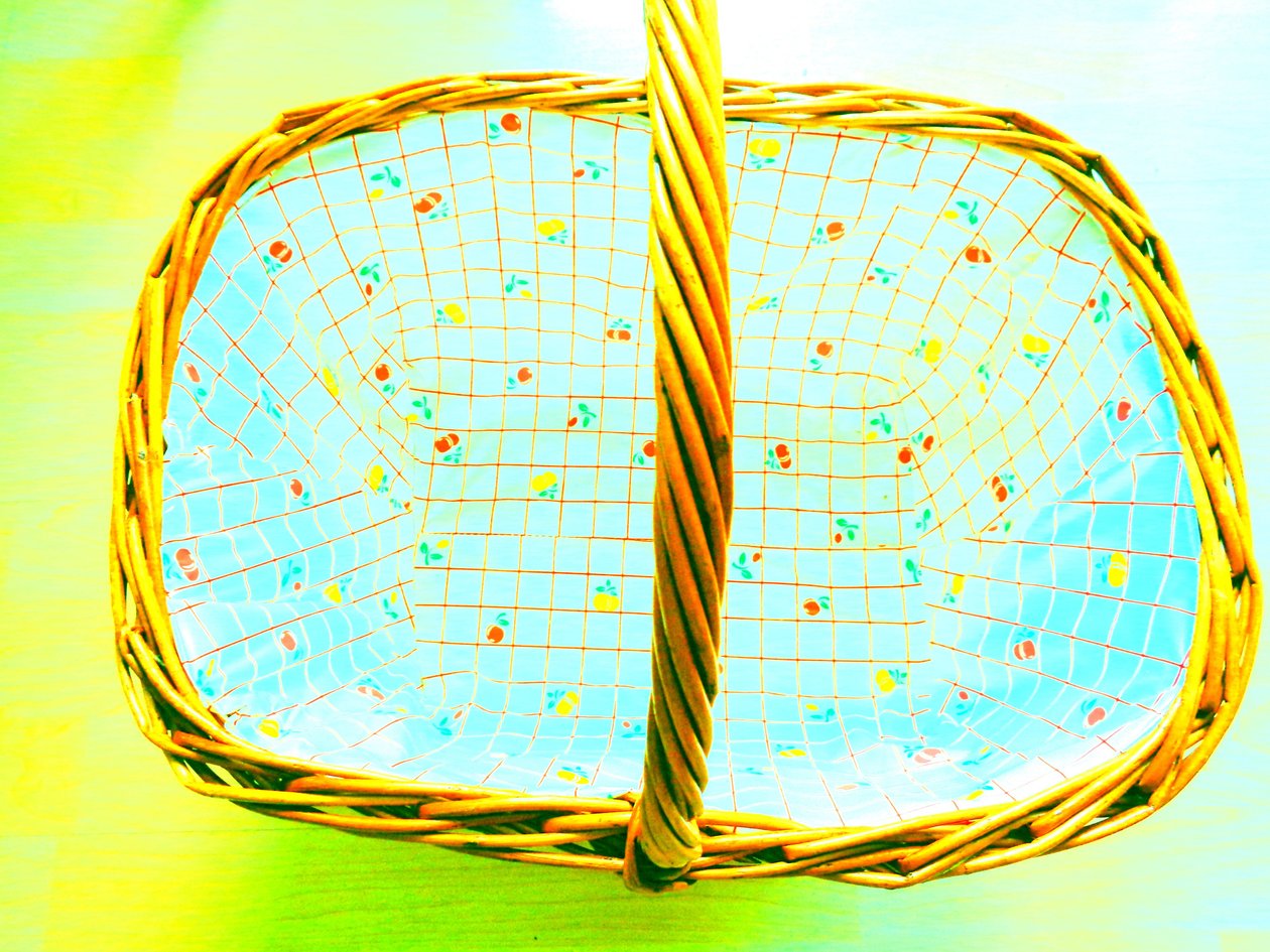 Cerises Panier pique-nique vintage été jardin - Martina Konitzky