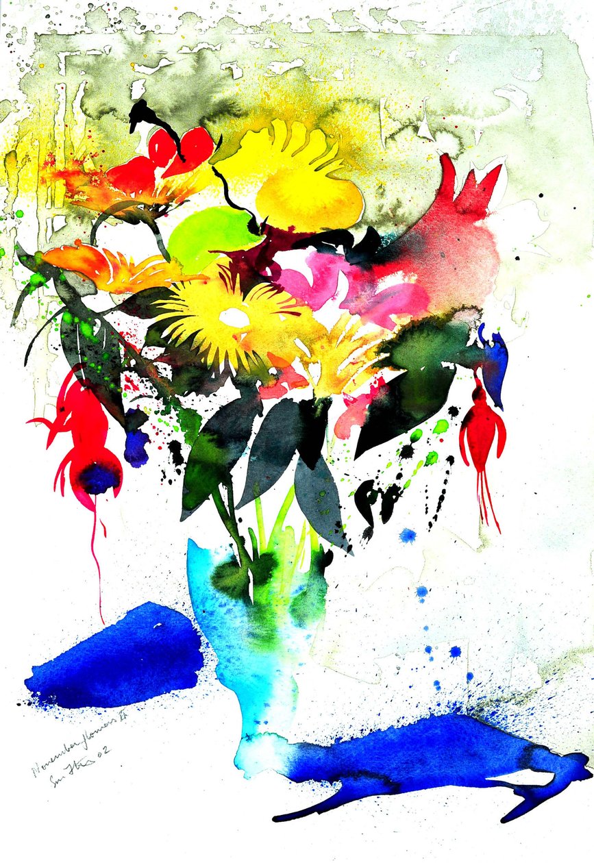 Fleurs de novembre II 56x36 - Simon Fletcher
