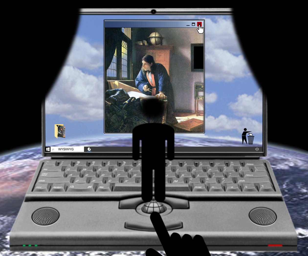 La vue par la fenêtre (WYSIWYG) (de la série : Windows) - Alexander Eibach