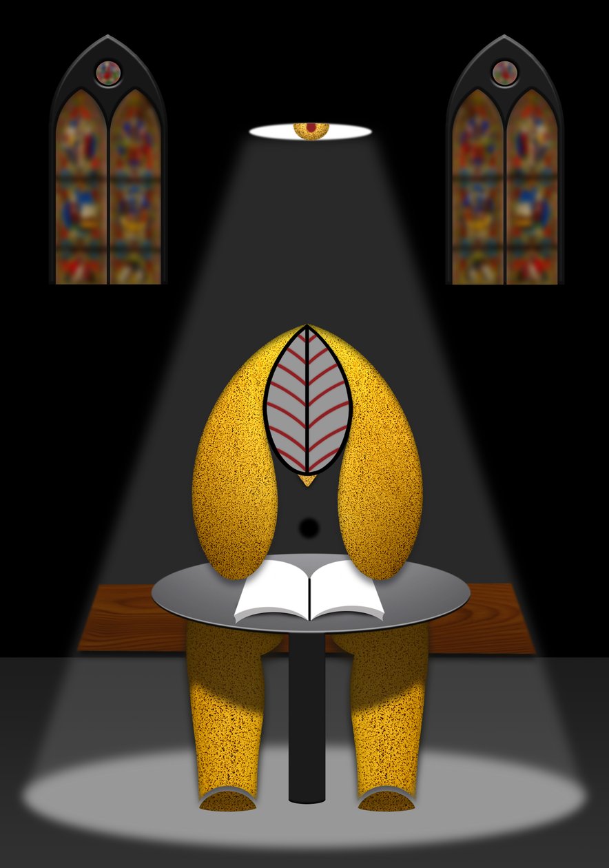 Vita contemplativa (I) (aus der Serie gotische Impressionen) - Alexander Eibach