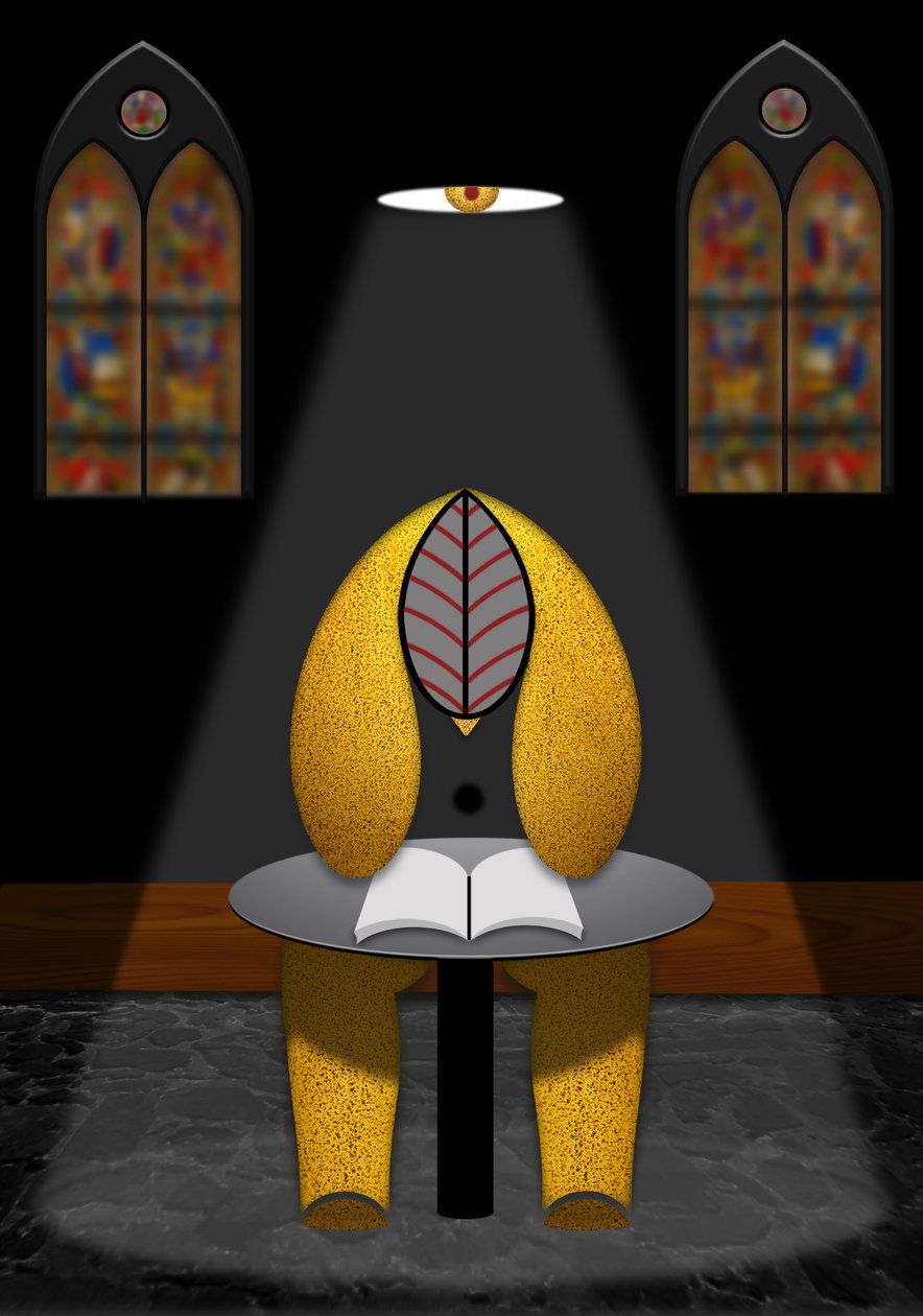 Vita contemplativa (II) (aus der Serie gotische Impressionen) - Alexander Eibach