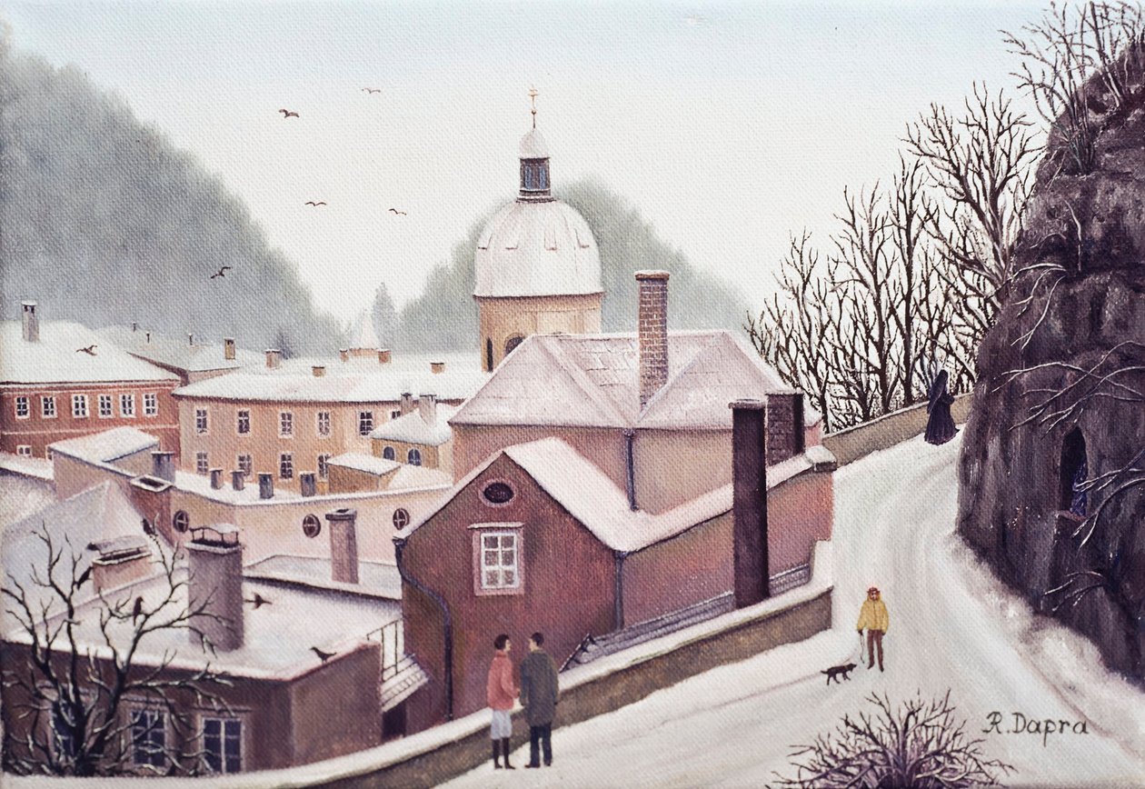 Haut chemin en hiver - Regine Dapra