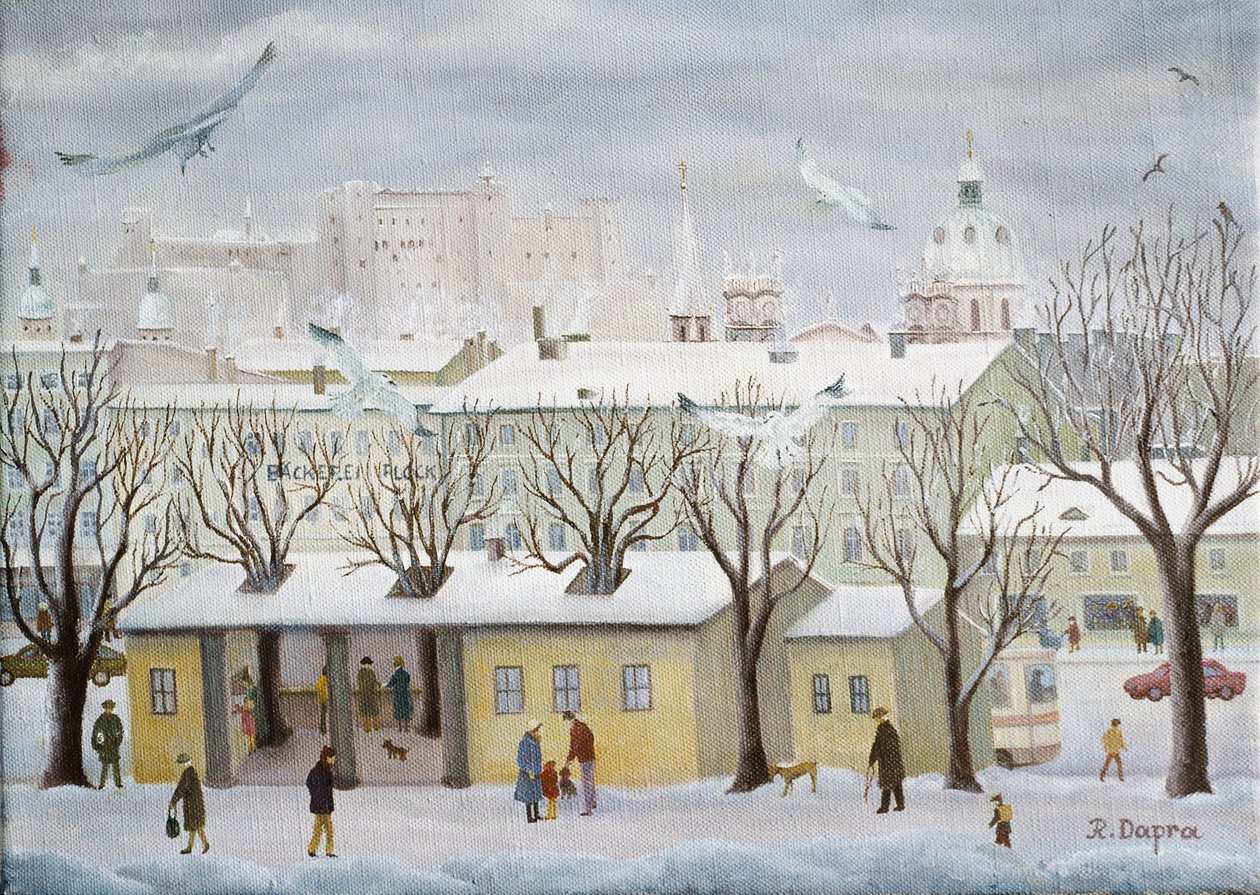 An der Salzach von Regine Dapra