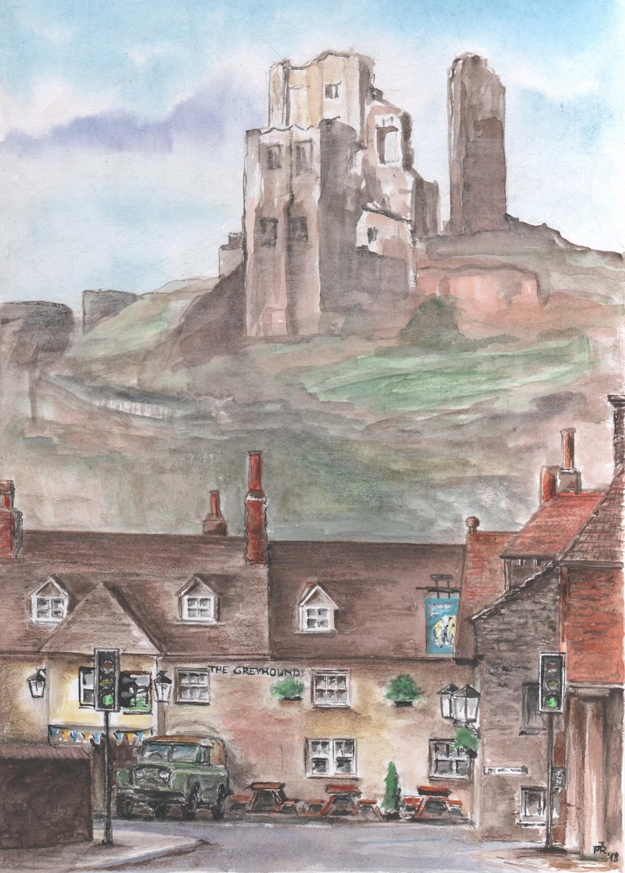 Château de Corfe, Angleterre - Jörg-Peter Rabe