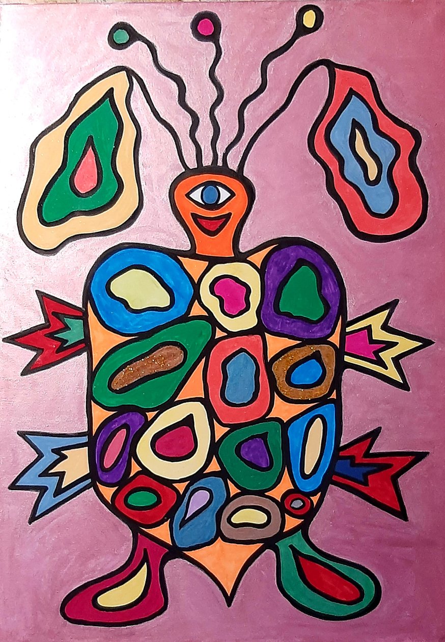 Sam la tortue - Steffi_Seiler_Art