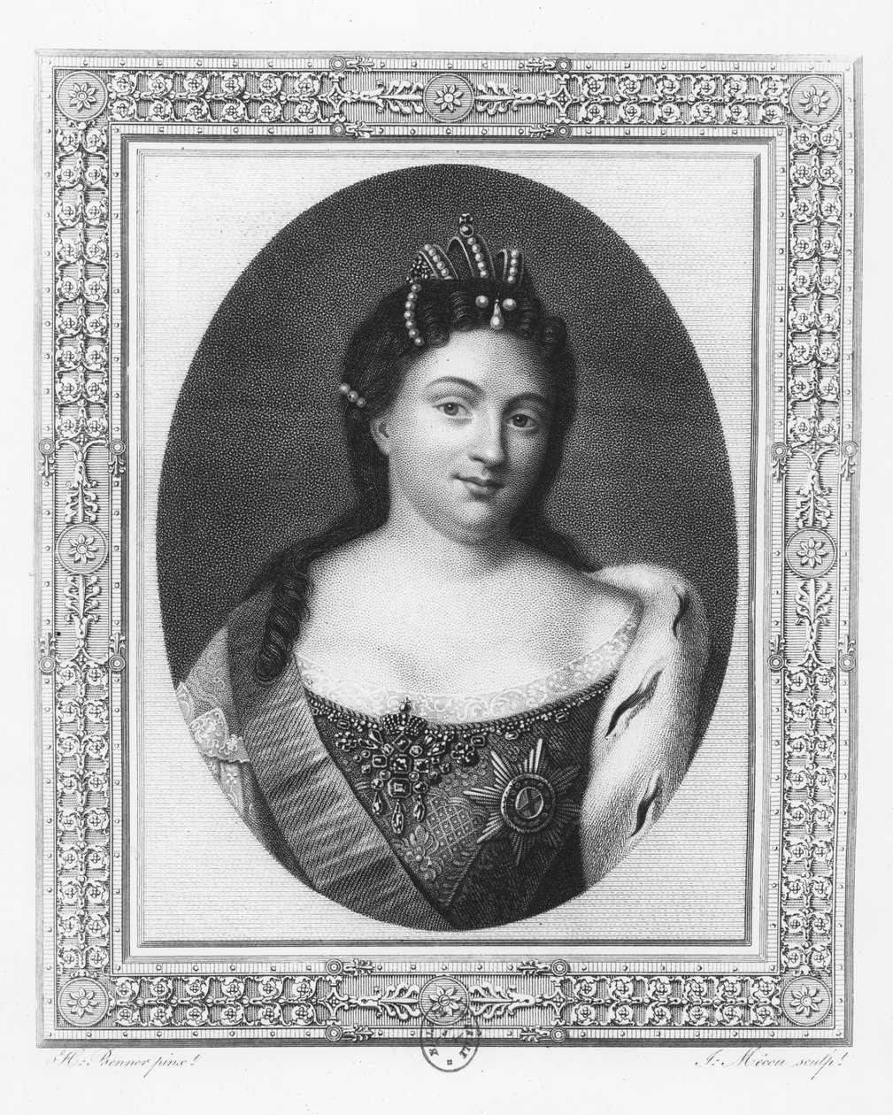 Catherine I de Russie - A. J. Mecou