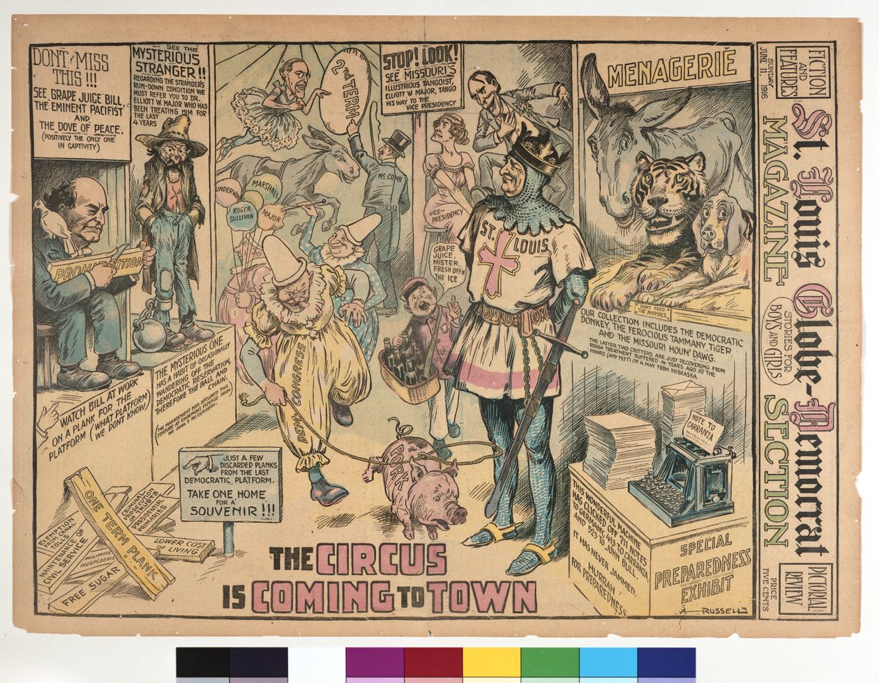 Le cirque arrive en ville - A. Russell