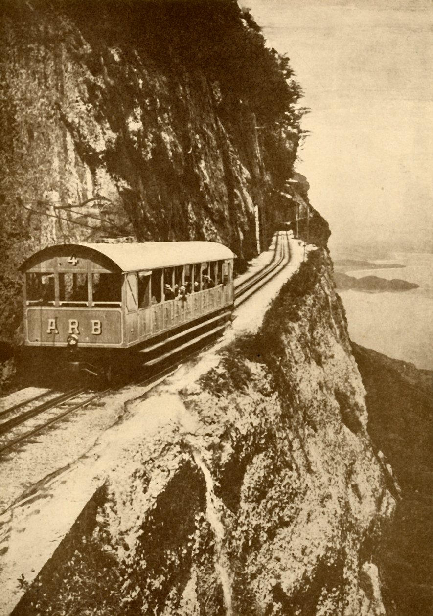 Sur le chemin de fer Arth-Rigi, 1930 - A.G Werthi