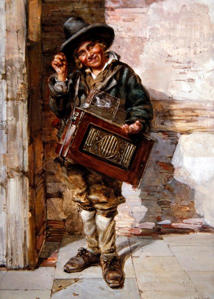 Le joueur de vielle - A.J. Rayner