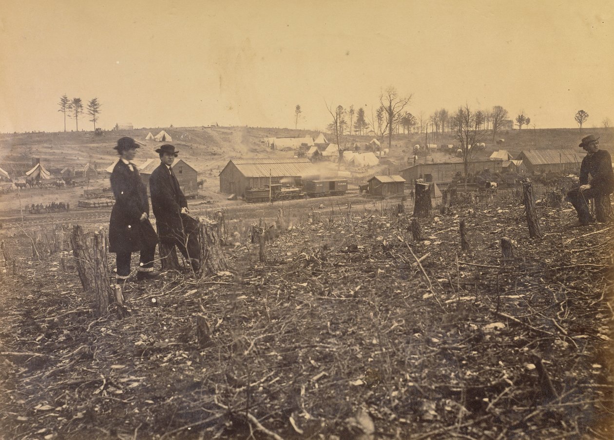 N° 91. Fairfax Station - Orange  Alexandria Railroad. - A.J. Russell