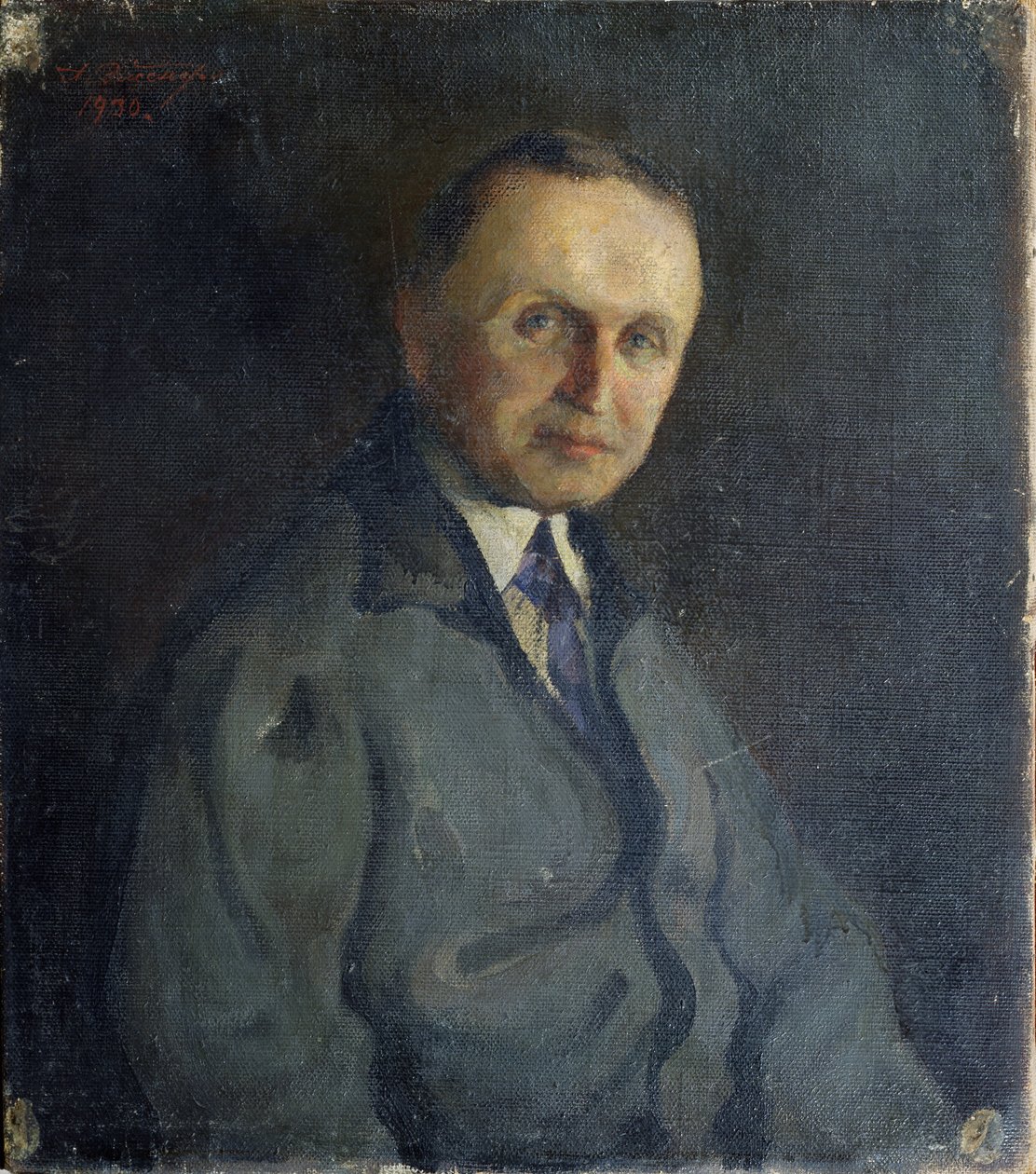 Portrait du pianiste Konstantin Igumnov 1873-1948, 1930 - A.K. Elsner