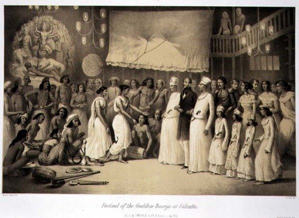 Festival de la déesse Dourga à Calcutta, de 