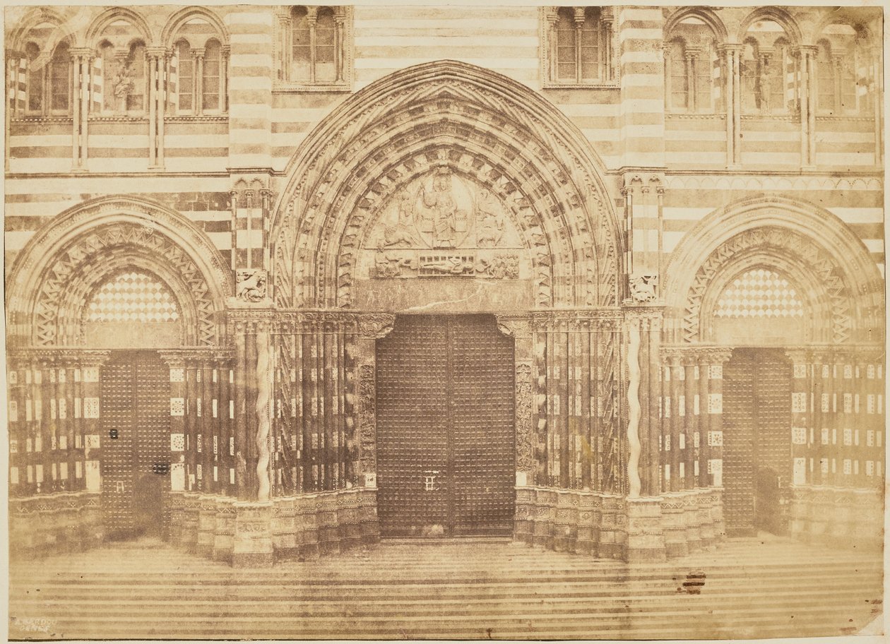 [Portes de la cathédrale de Gênes] - A. Bardou