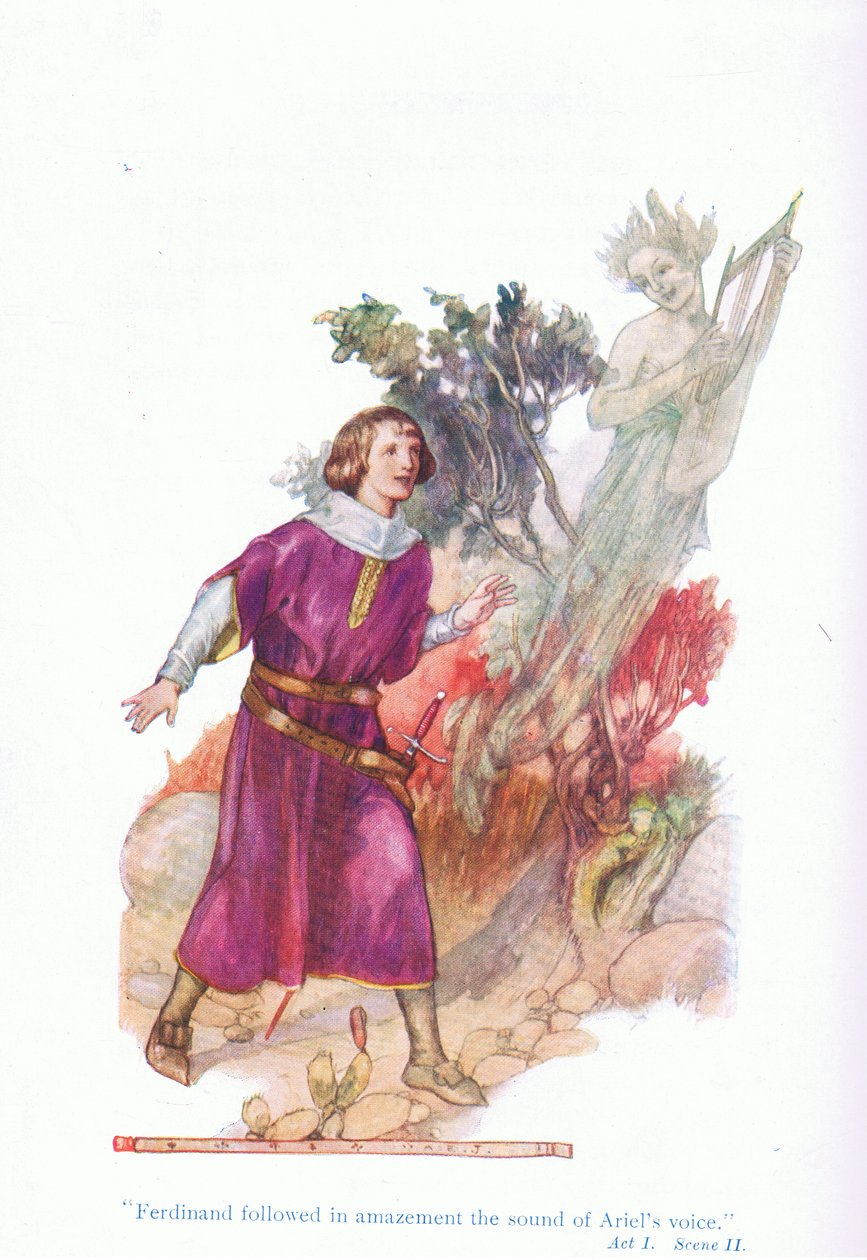 Ferdinand suivit avec étonnement le son de la voix d