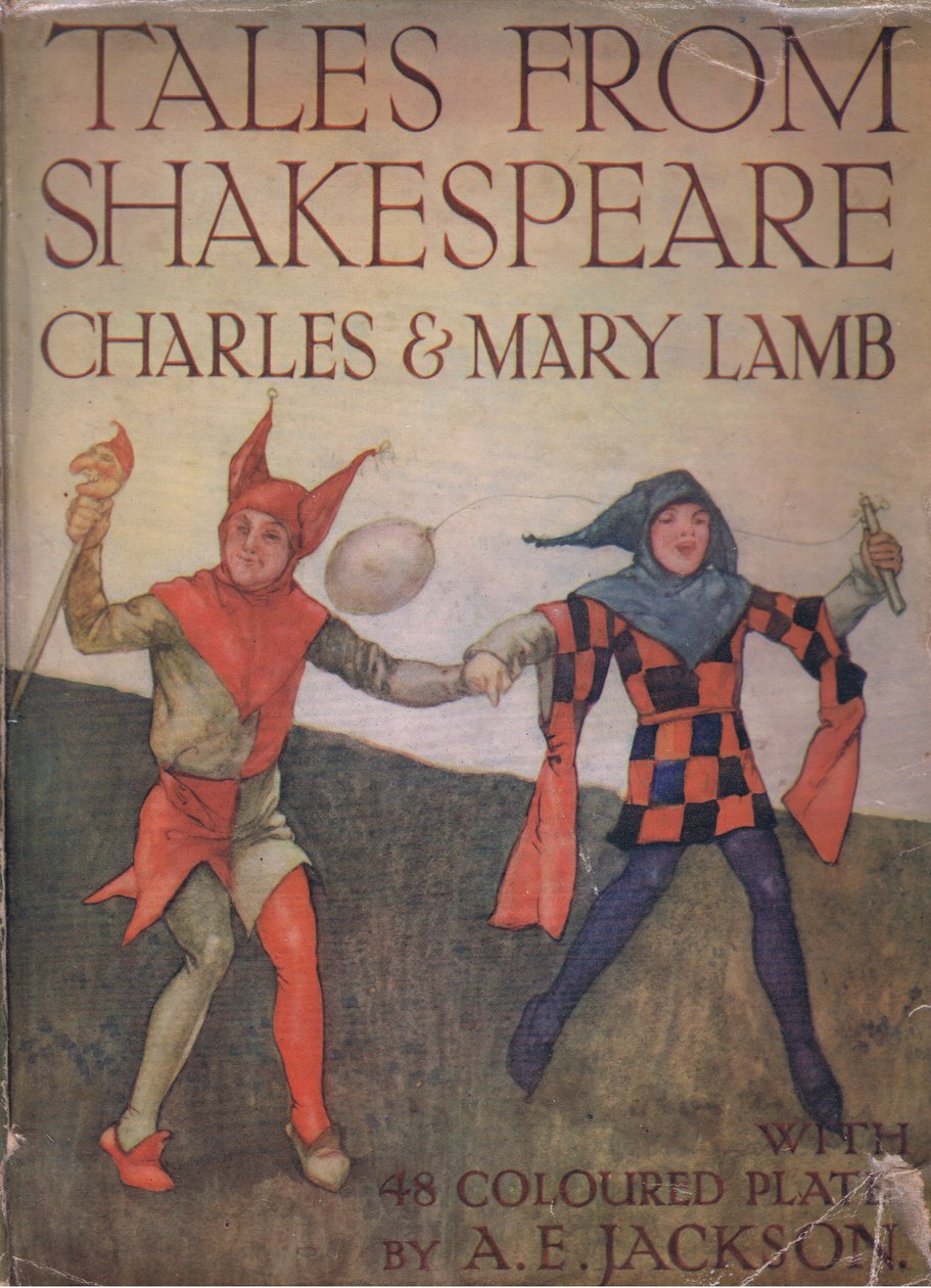 Conception de la page de couverture avant, de Contes de Shakespeare pub. par Ward Lock & Co Ltd, 1930-40s - A. Jackson