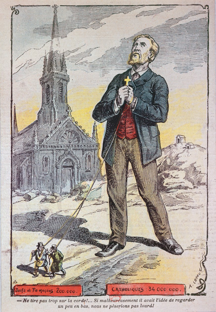 Caricature du magazine catholique 