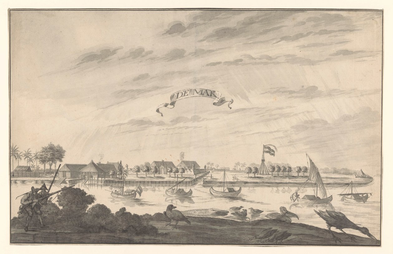 Vue de Demak De Mak - A. de Nelly (possibly)