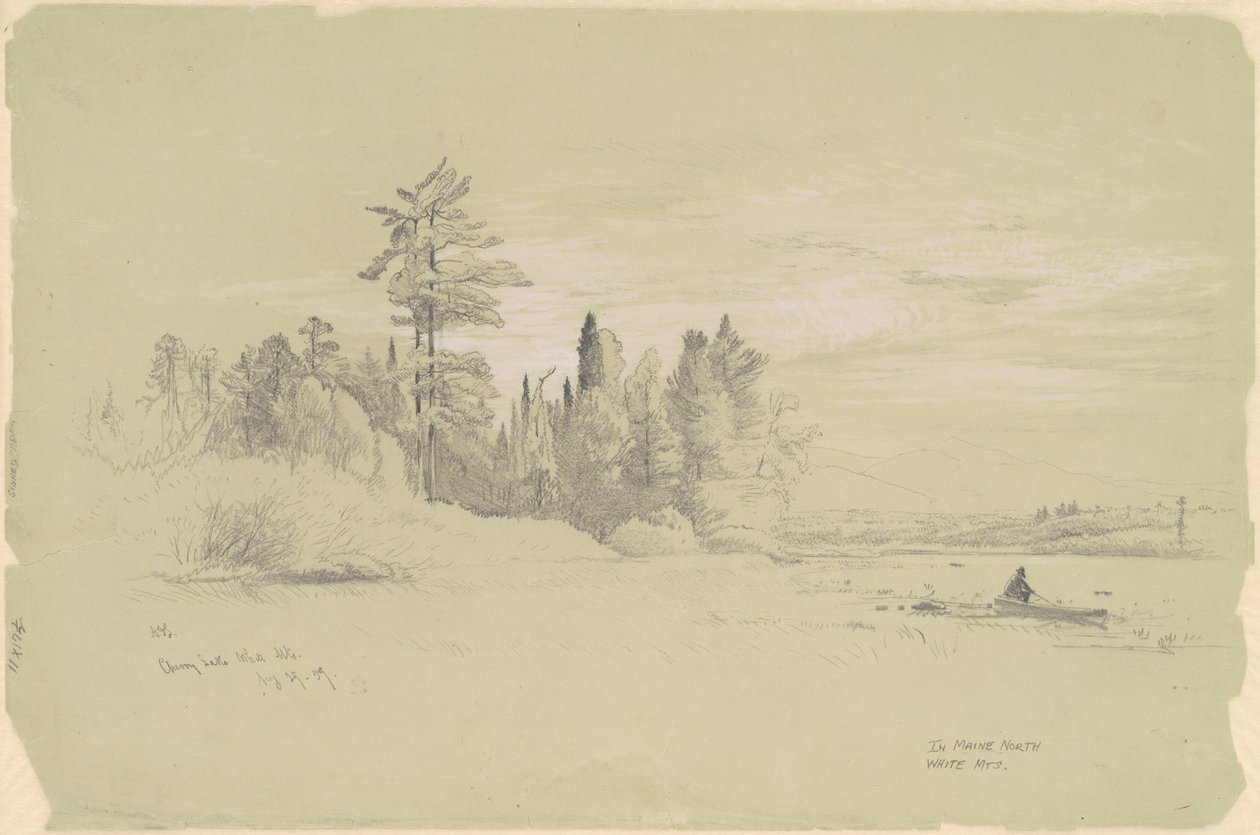 Lac Cherry, montagnes blanches - Aaron Draper Shattuck
