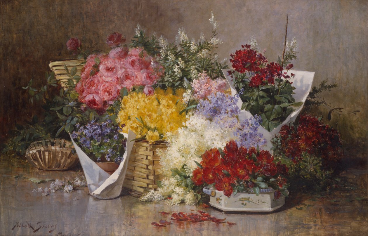 Nature morte florale - Abbott Fuller Graves