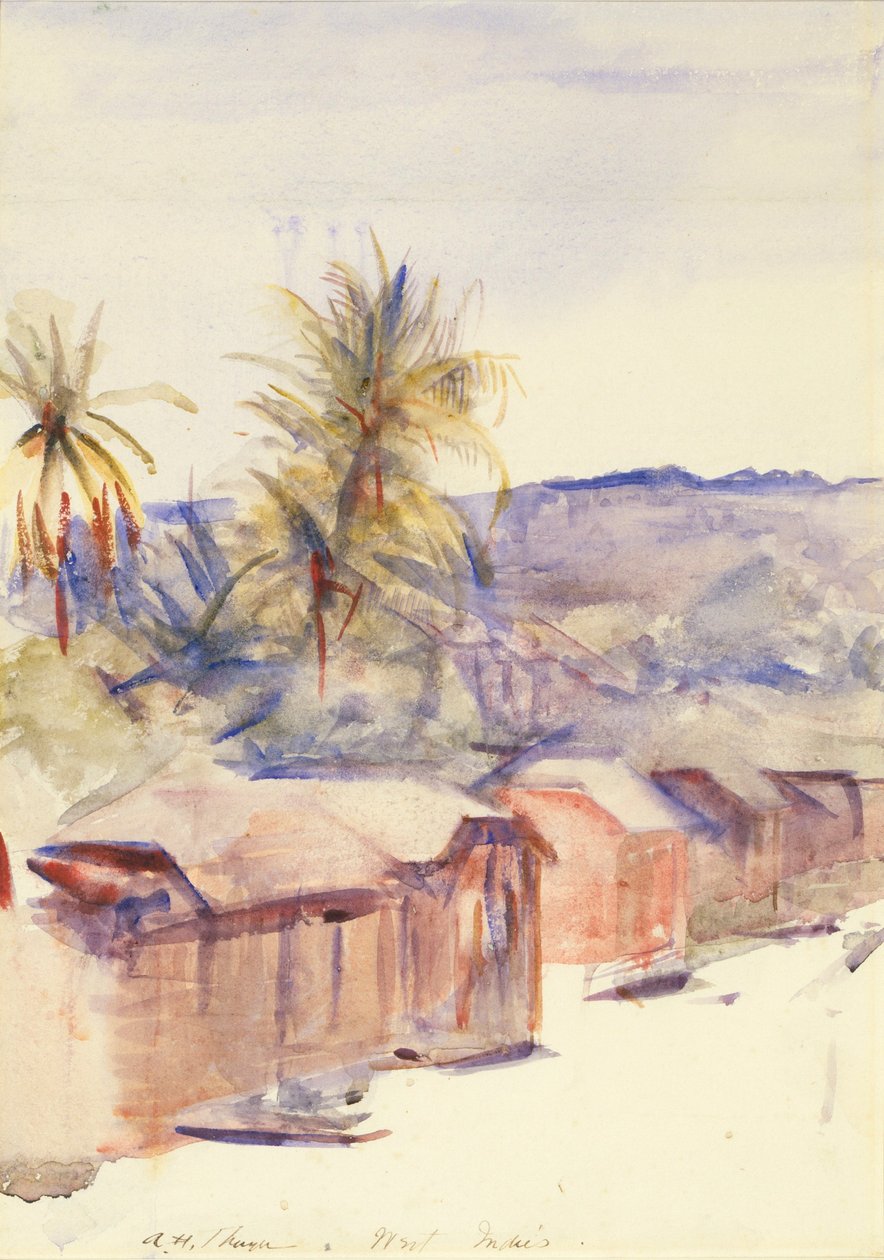 Village Street, Dominique - Abbott Handerson Thayer
