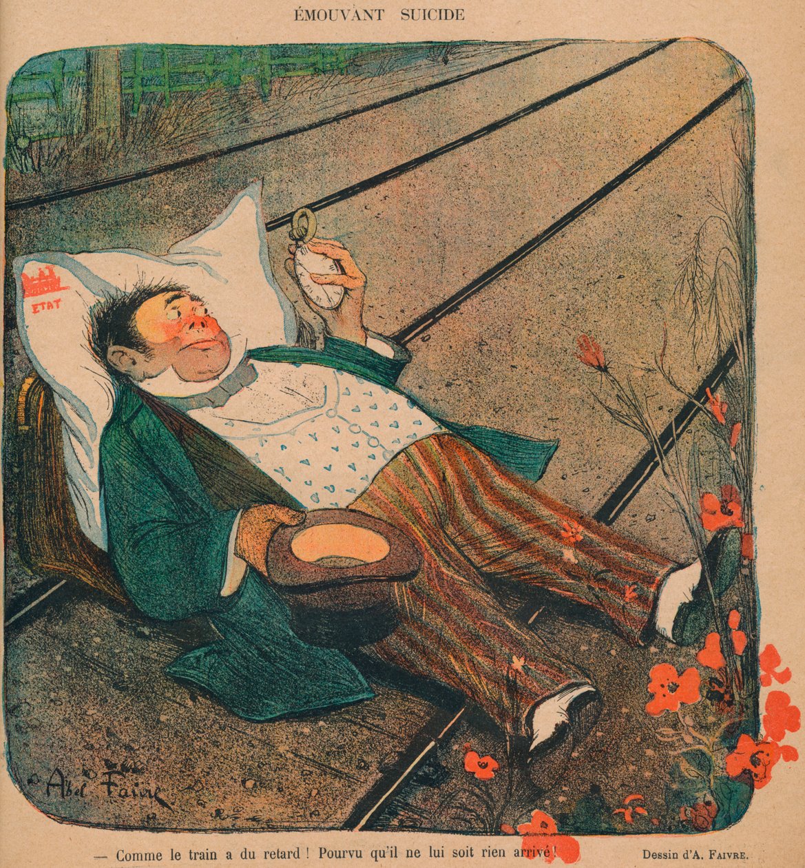 Suicide émouvant - Abel Faivre