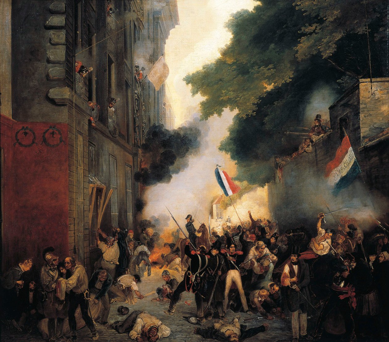 Épisode de la Révolution de 1830, Jour de Juillet : Attaque de la caserne de la rue de Babylone le 29 juillet - Abel Lordon