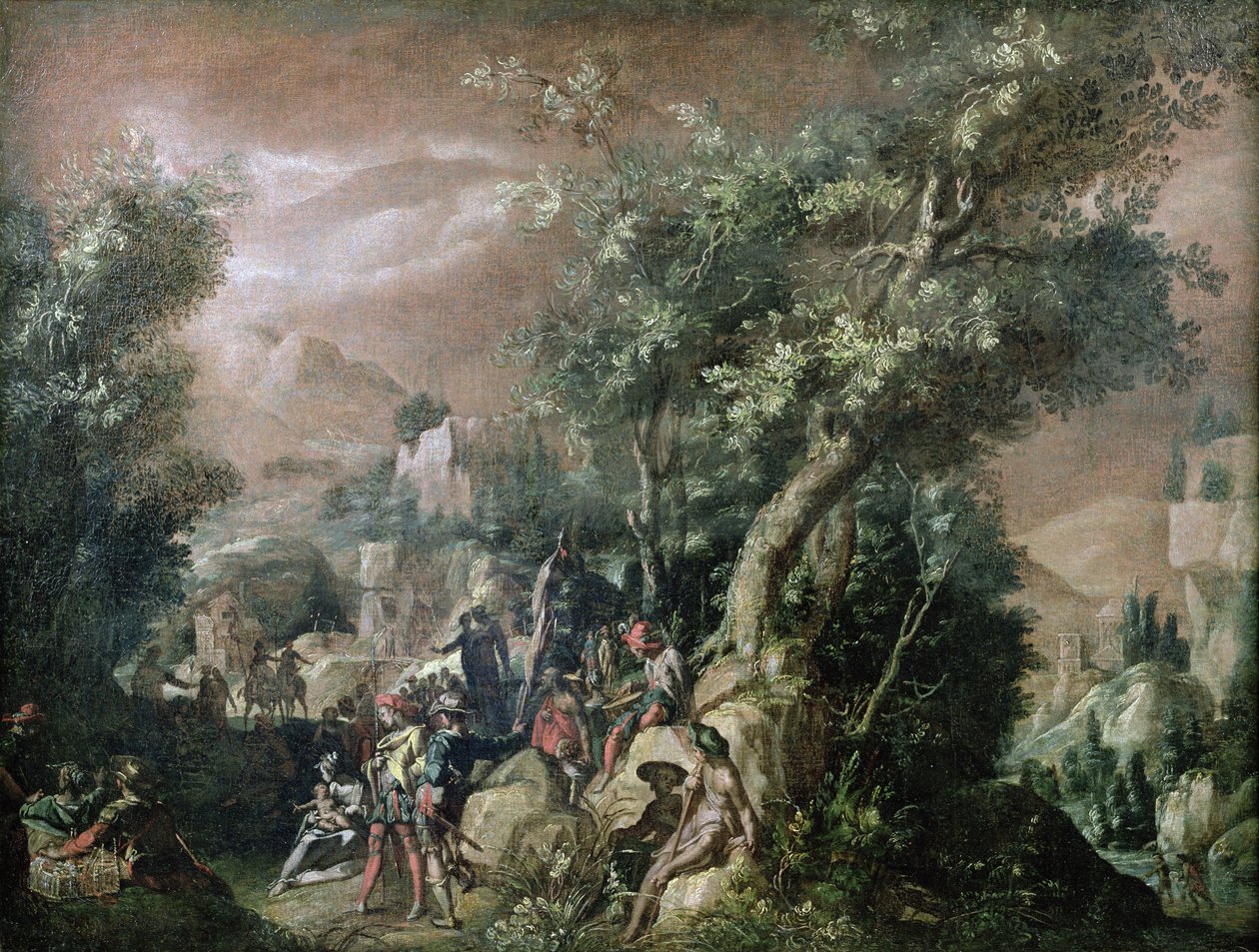 Saint Jean-Baptiste prêchant - Abraham Bloemaert