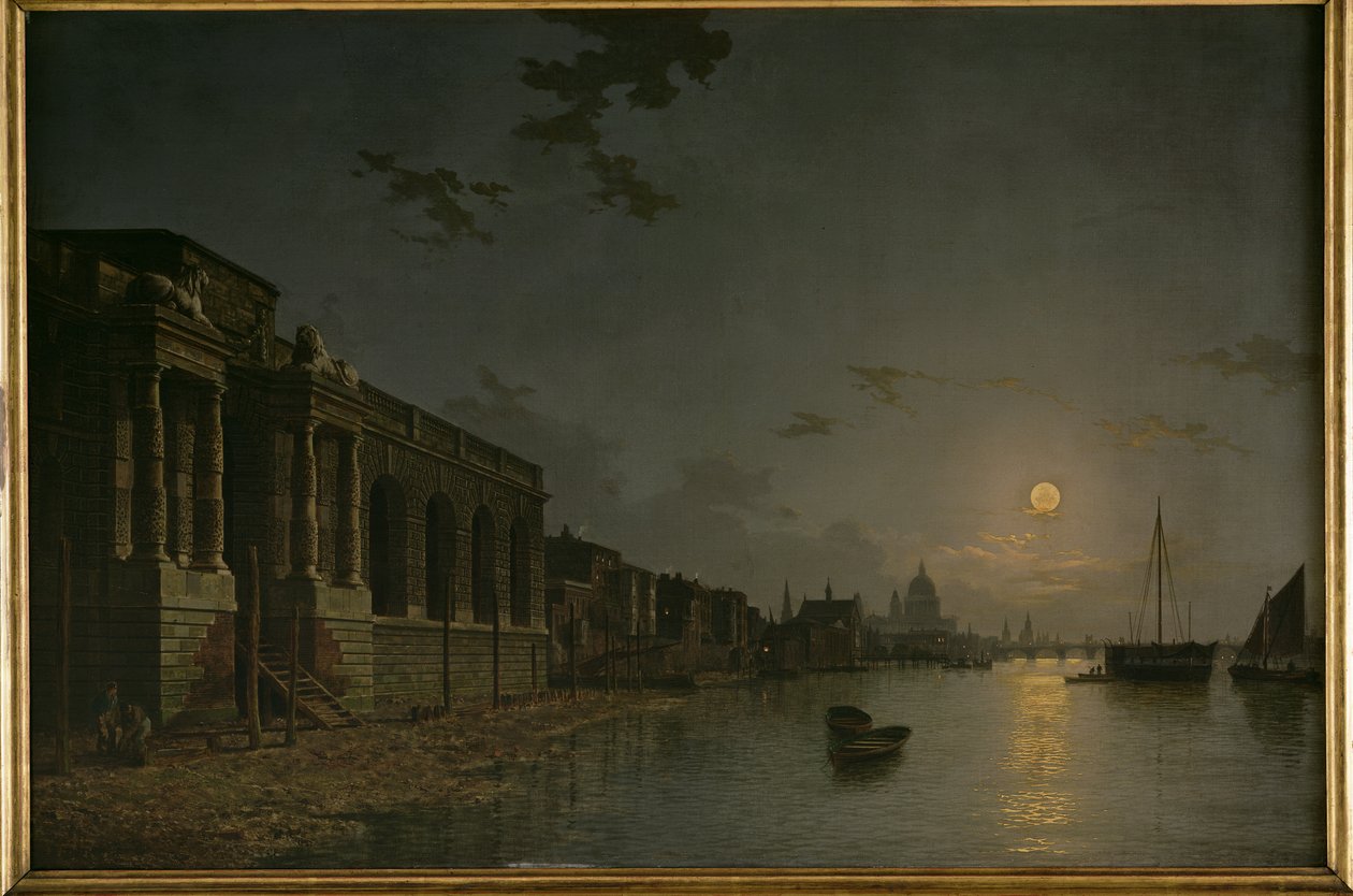 Vue de la Tamise - Abraham Pether