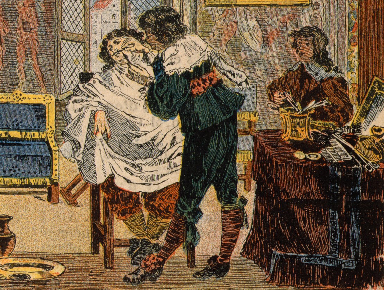 Barbier sous Louis XIII - d