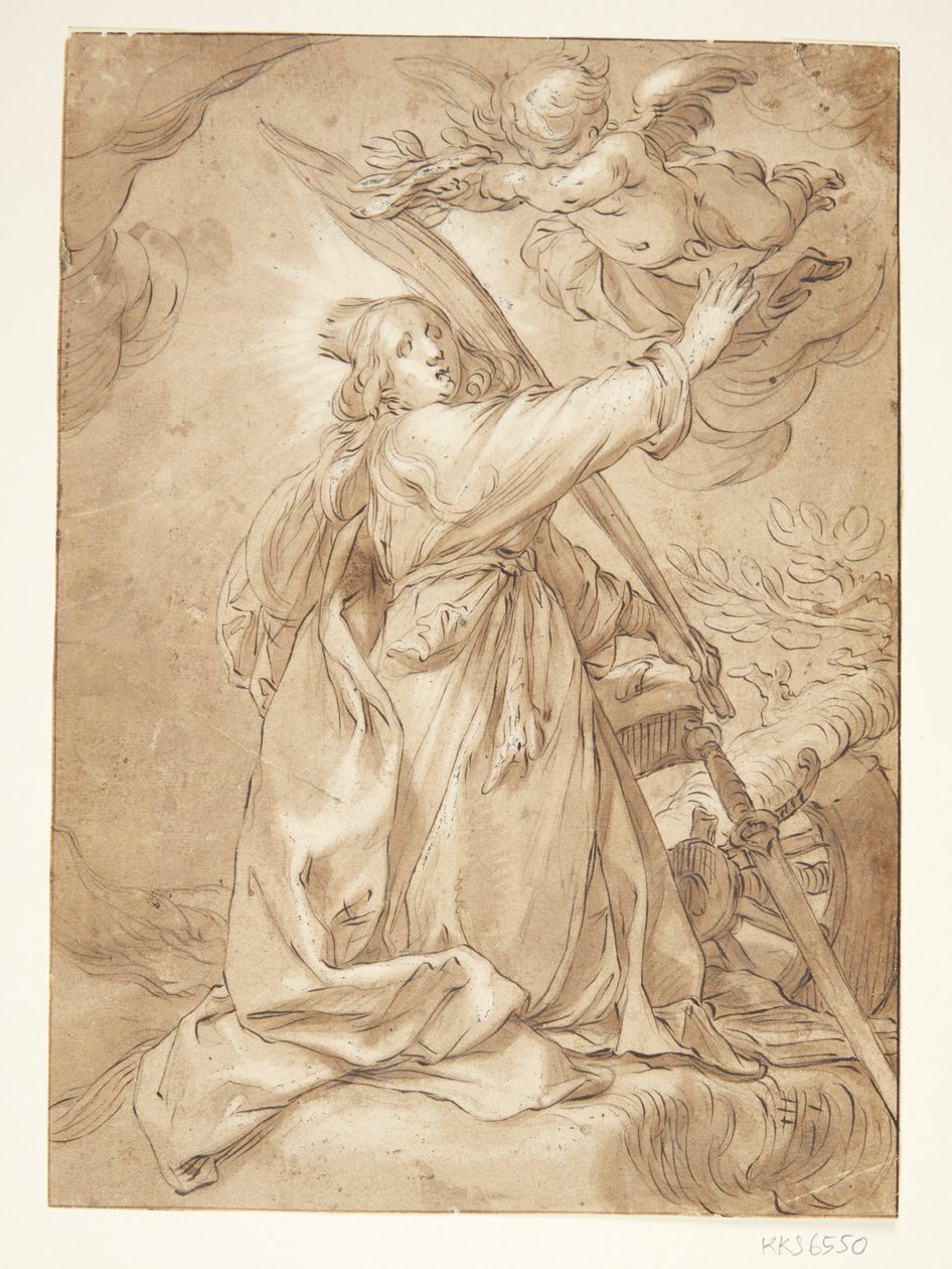 Catherine en martyre - Abraham Bloemaert