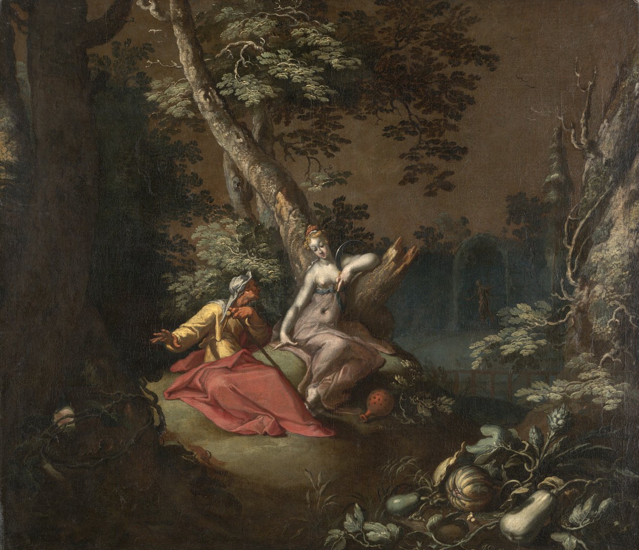 Paysage avec Vertumne et Pomone, vers 1595-1600 - Abraham Bloemaert