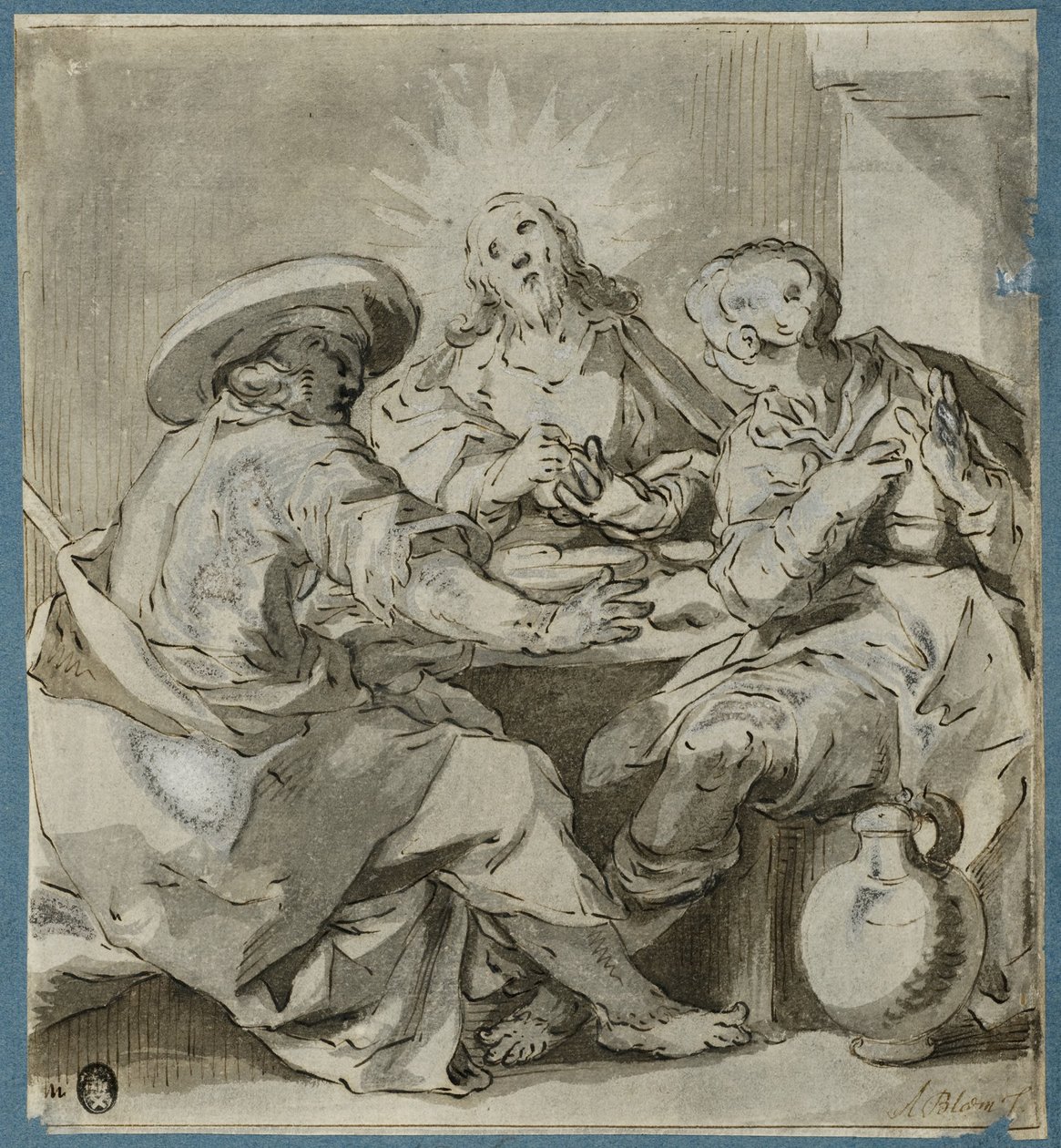 Le repas à Emmaüs - Abraham Bloemaert