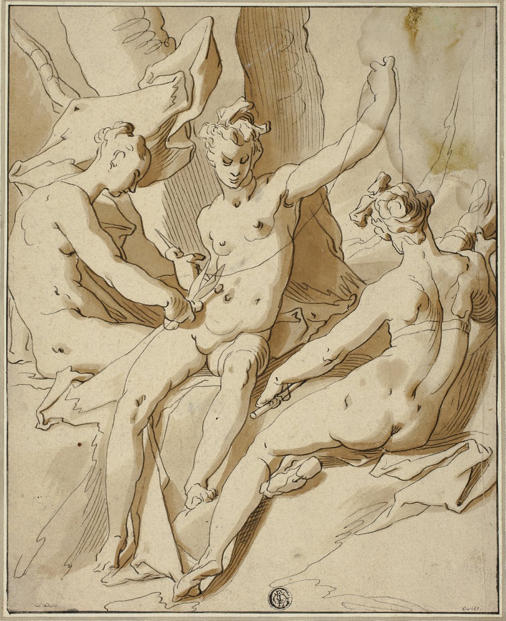 Les Trois Parques - Abraham Bloemaert