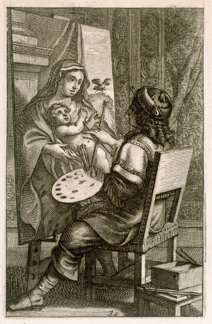 Artiste au travail, de 