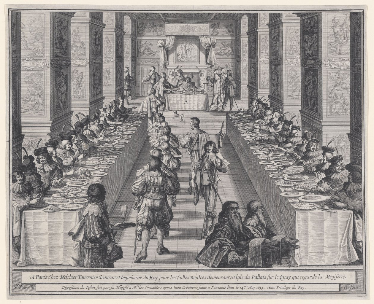 Disposition du Festin , from "L