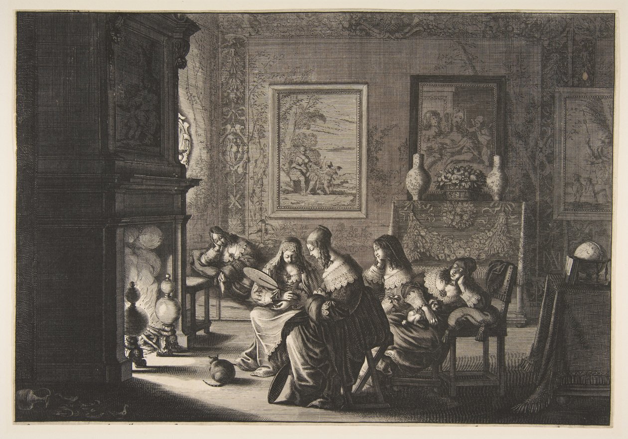 Foolish Virgins Sleeping (Les Vierges folles sommolent en attendant l