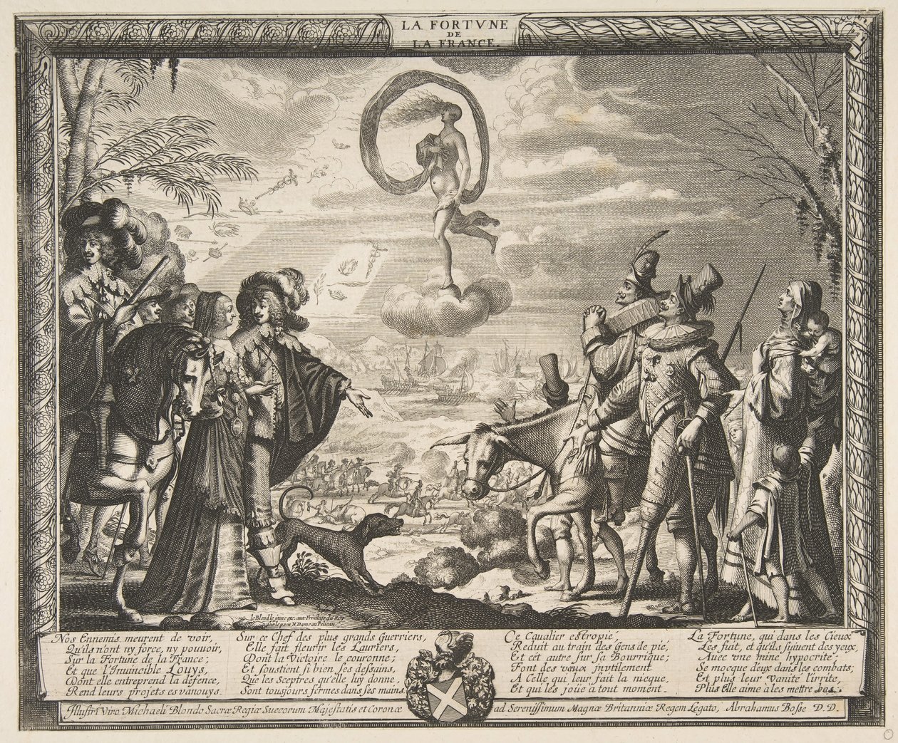La Fortune favorisant la France, vers 1635-37 - Abraham Bosse