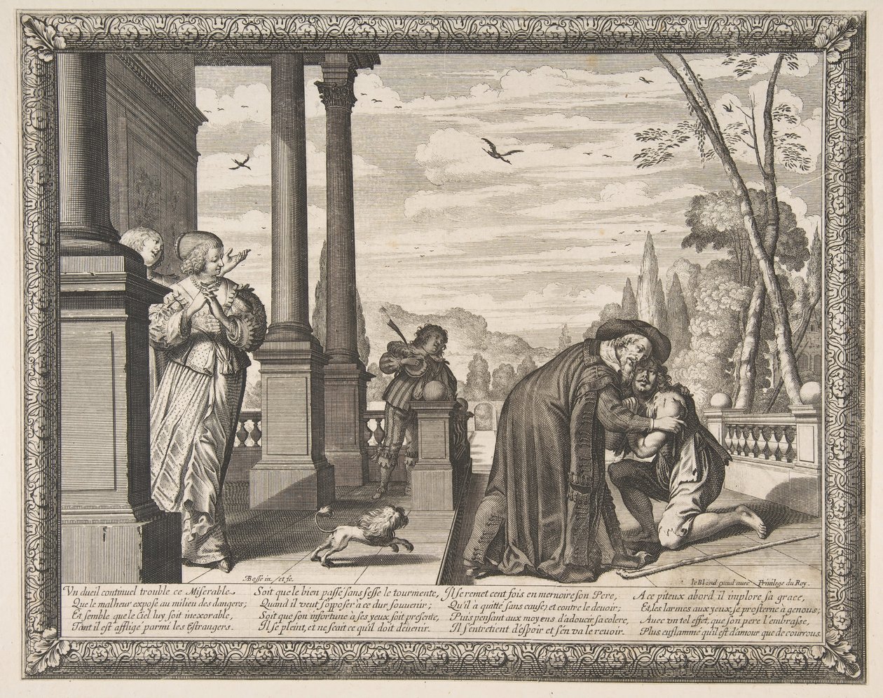 Retour du fils prodigue - Abraham Bosse