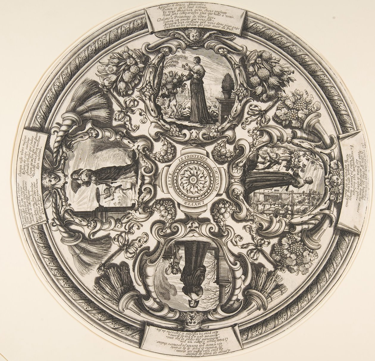 Les Quatre Saisons - Abraham Bosse