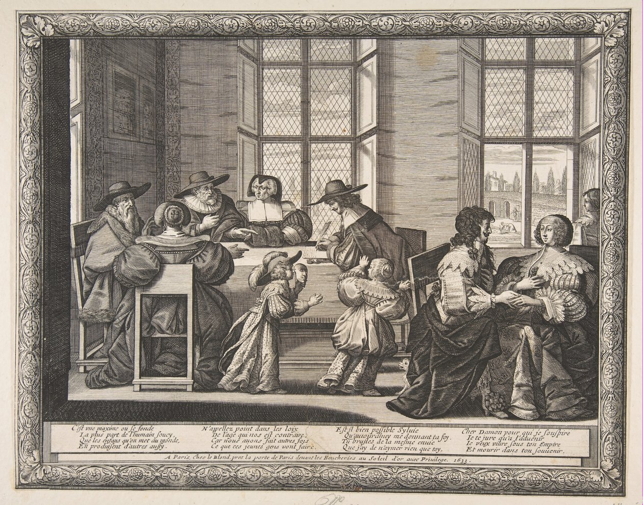 Le Contrat de Mariage - Abraham Bosse