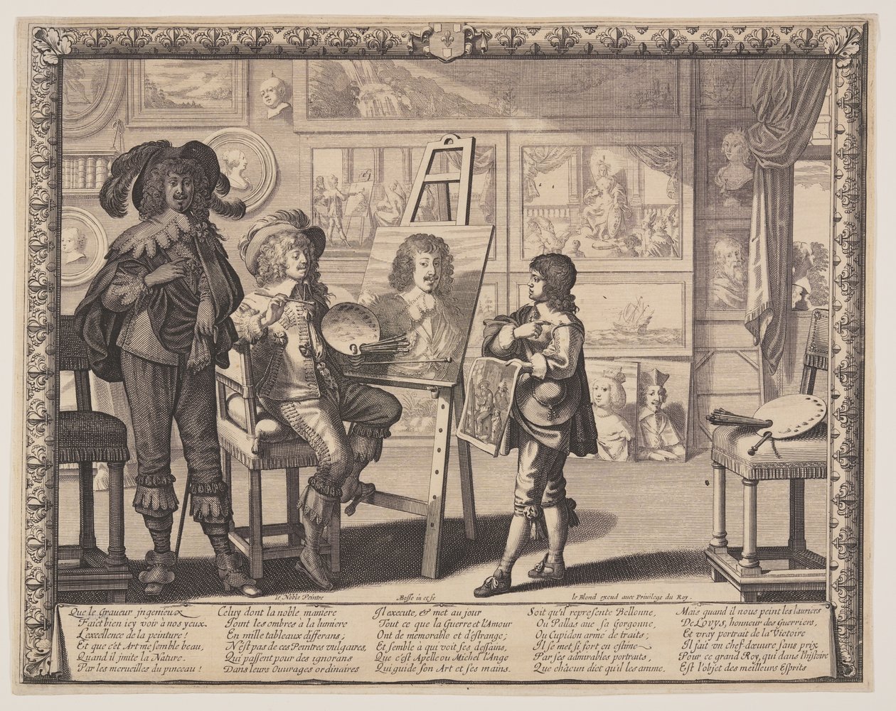 Le Noble Peintre - Abraham Bosse